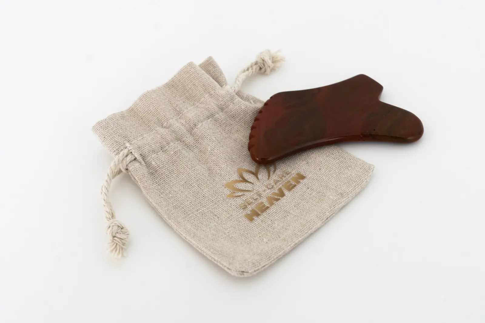 Kamień Gua sha z mokaitu - obrazek 3